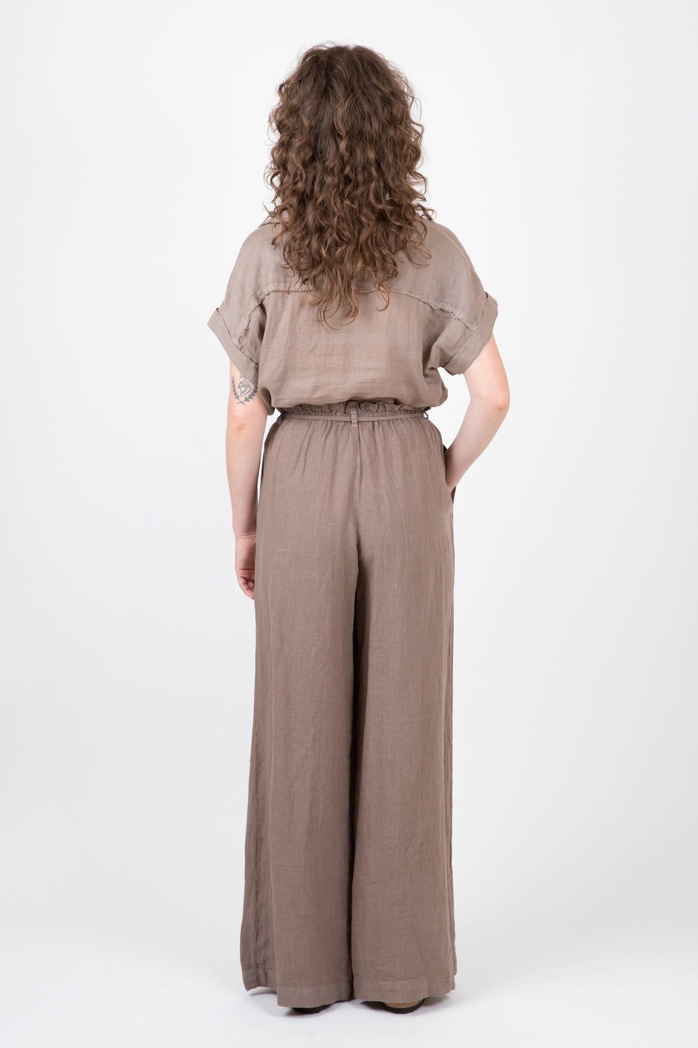 Linen Wide Leg Pant sold by Hills Dry Goods product image thumbnail 3