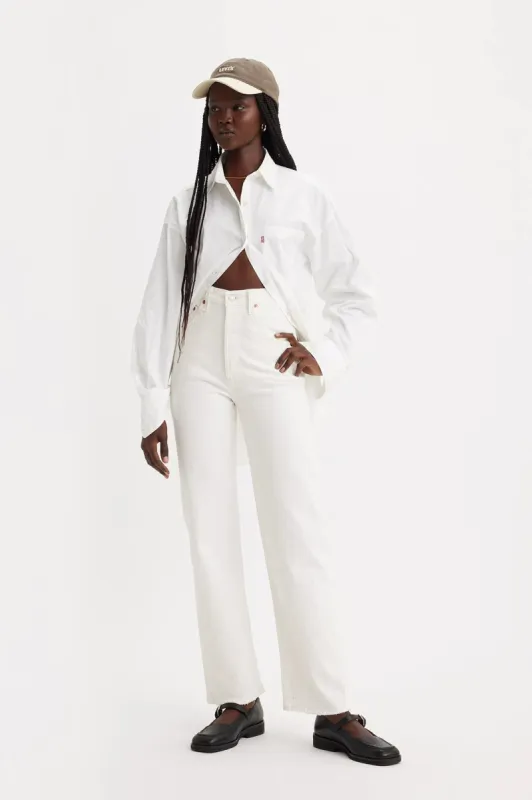 Ribcage Straight Ankle Jeans sold by Hills Dry Goods