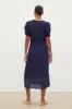 Josey Crinkled Viscose Dress sold by Hills Dry Goods