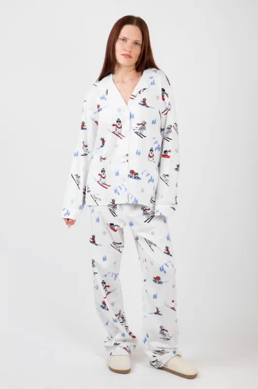 Flannels PJ Set sold by Hills Dry Goods