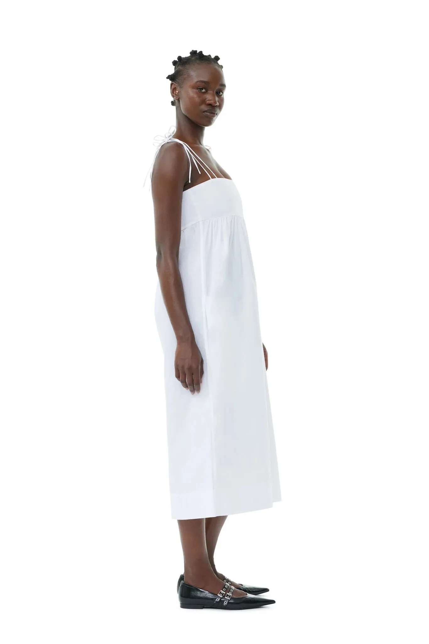 Cotton Poplin String Midi Dress sold by Hills Dry Goods product image thumbnail 3