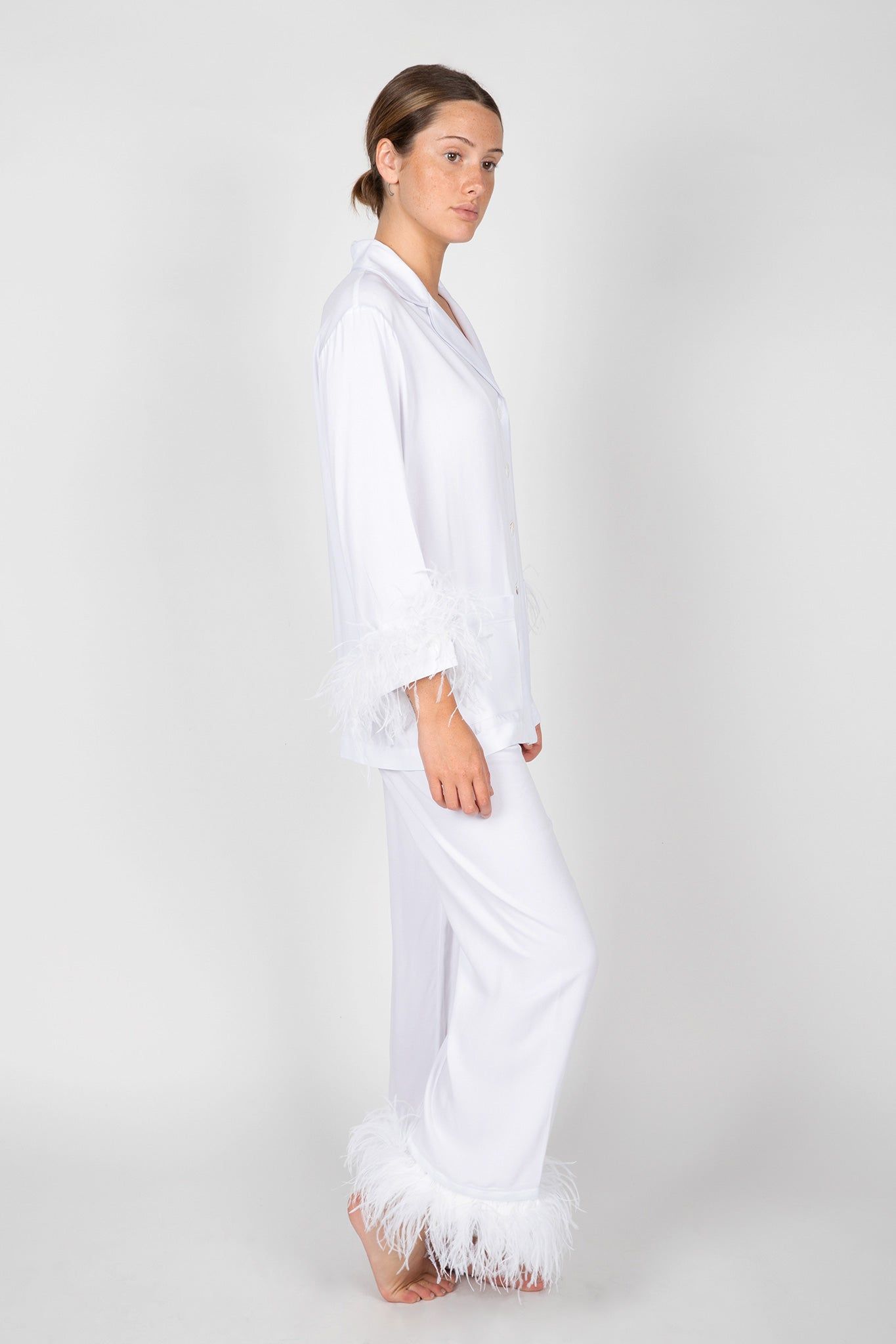 Party Pajamas Set with Double Feathers sold by Hills Dry Goods product image thumbnail 2