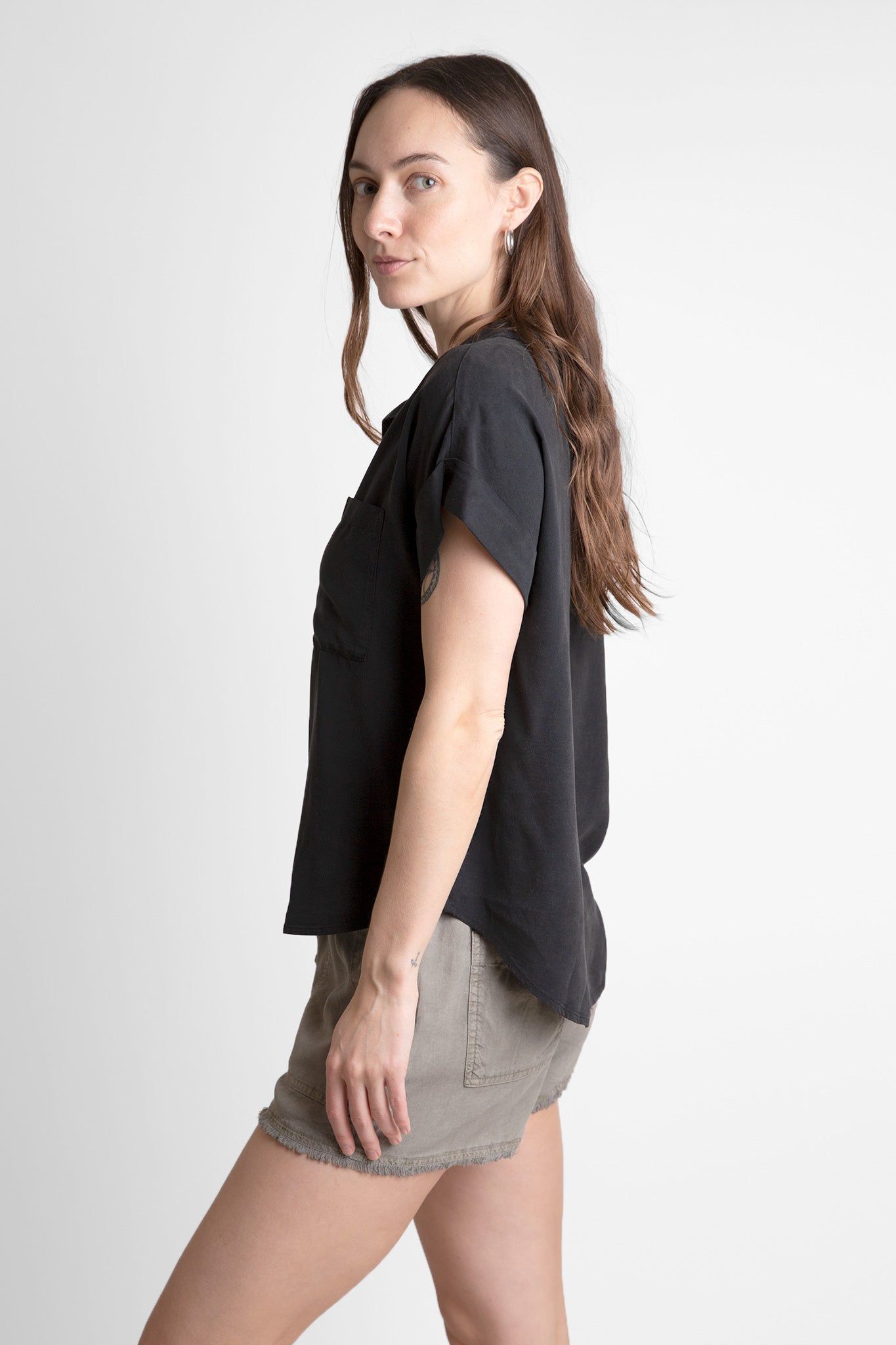 Lucia Short Sleeve Button Down sold by Hills Dry Goods product image thumbnail 2