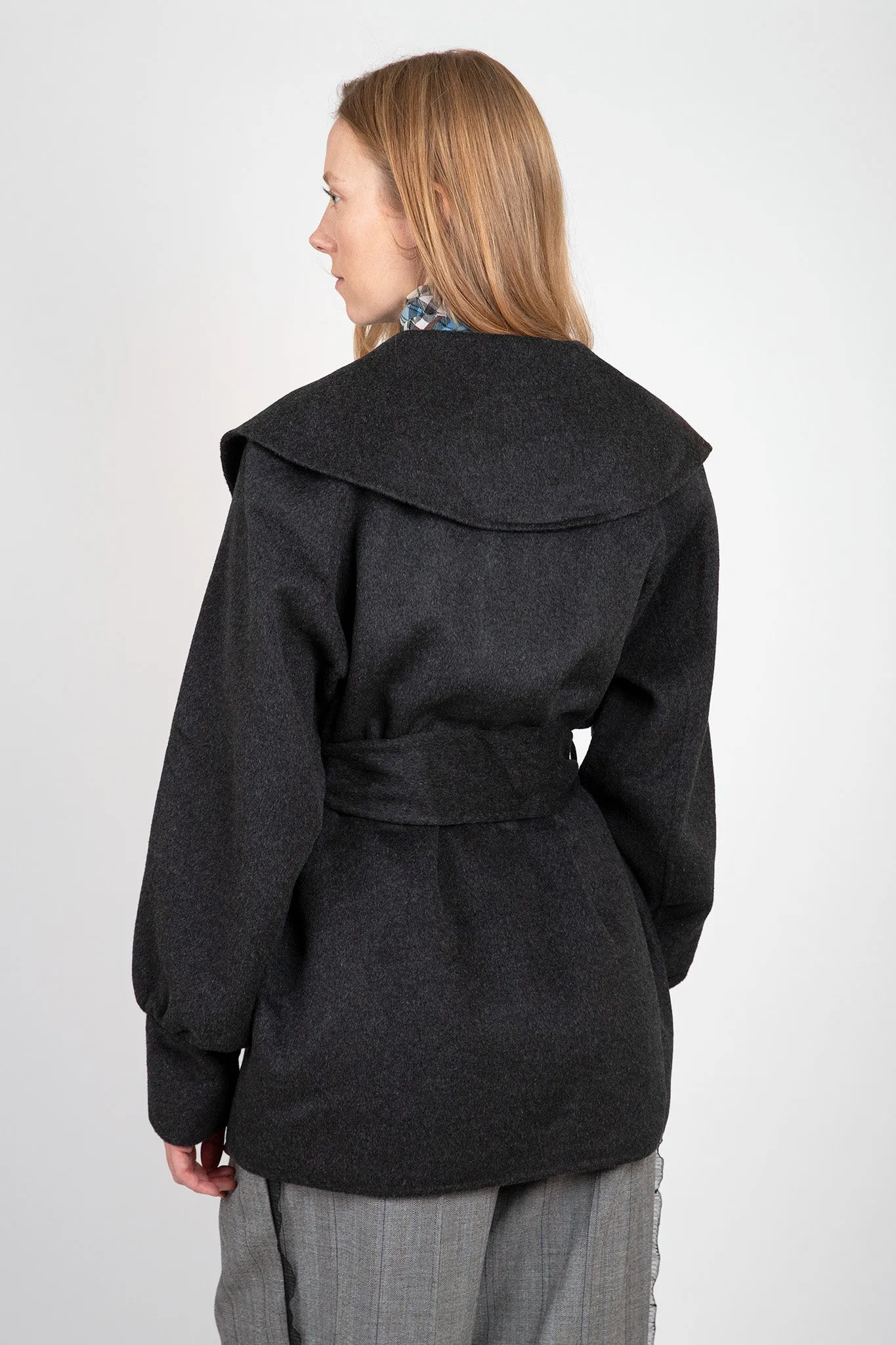 Grey Wool Collar Jacket sold by Hills Dry Goods product image thumbnail 5