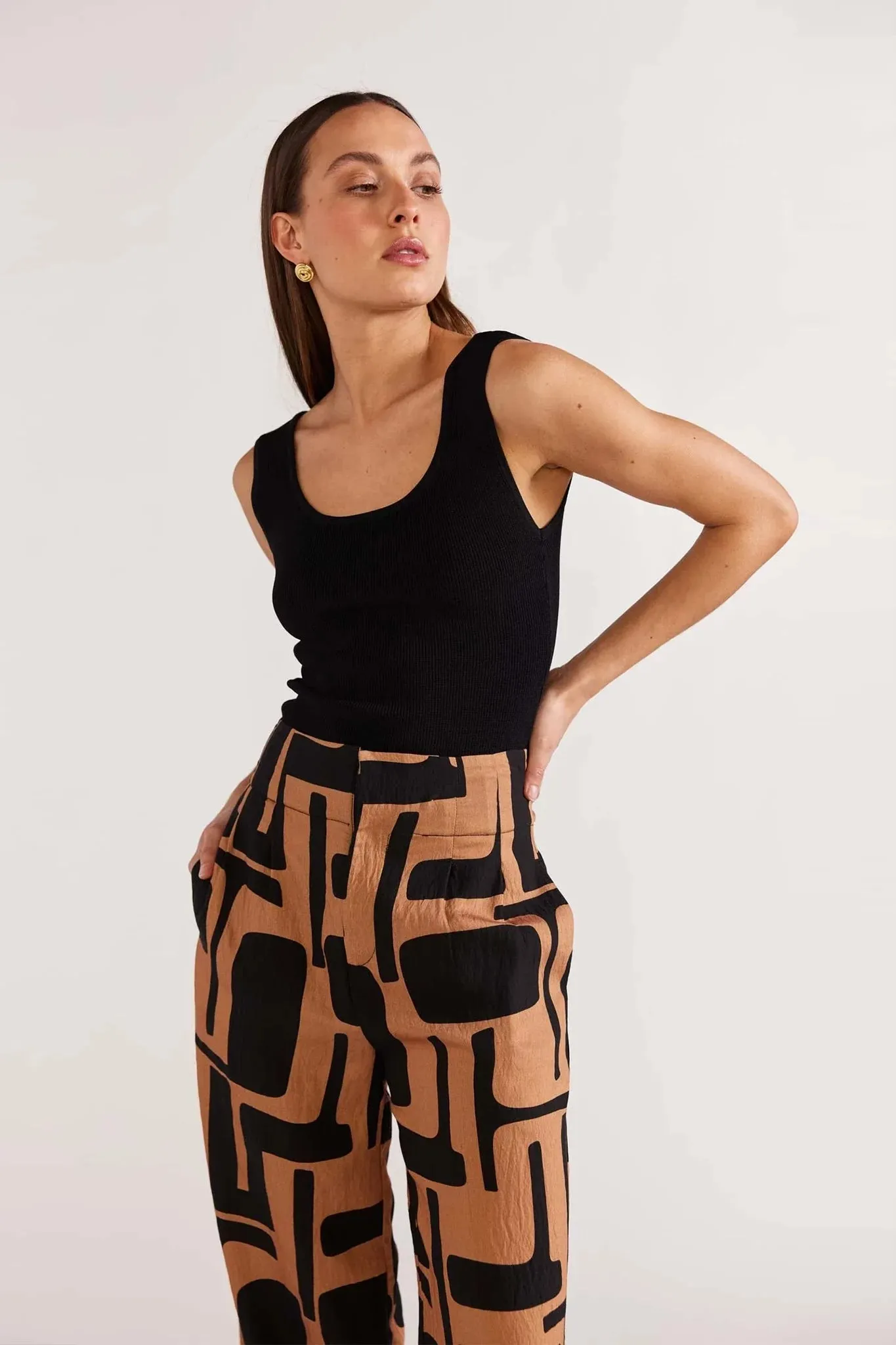 Aubrey Scoop Neck Knit Tank sold by Hills Dry Goods