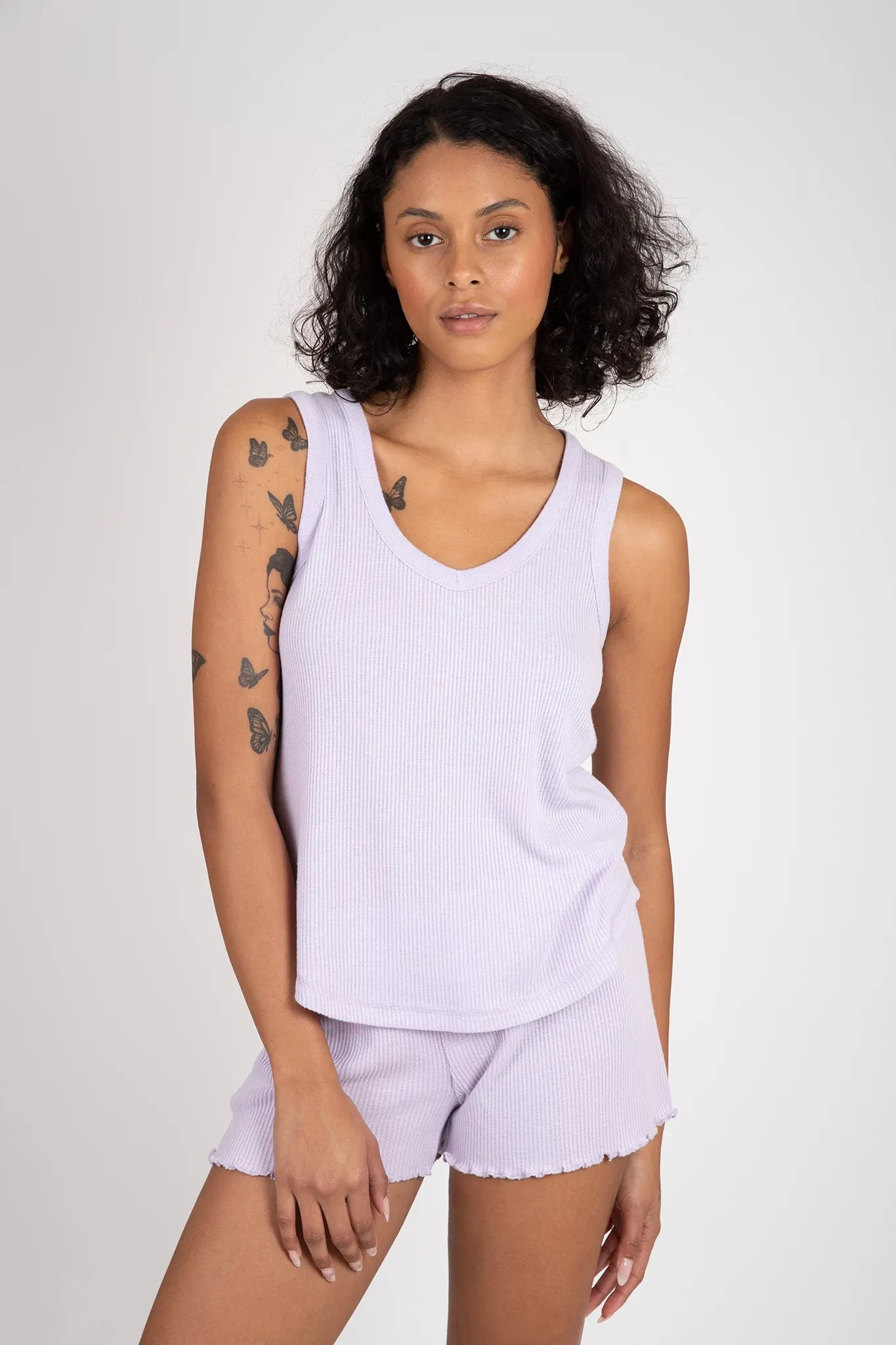 Textured Essentials Tank sold by Hills Dry Goods