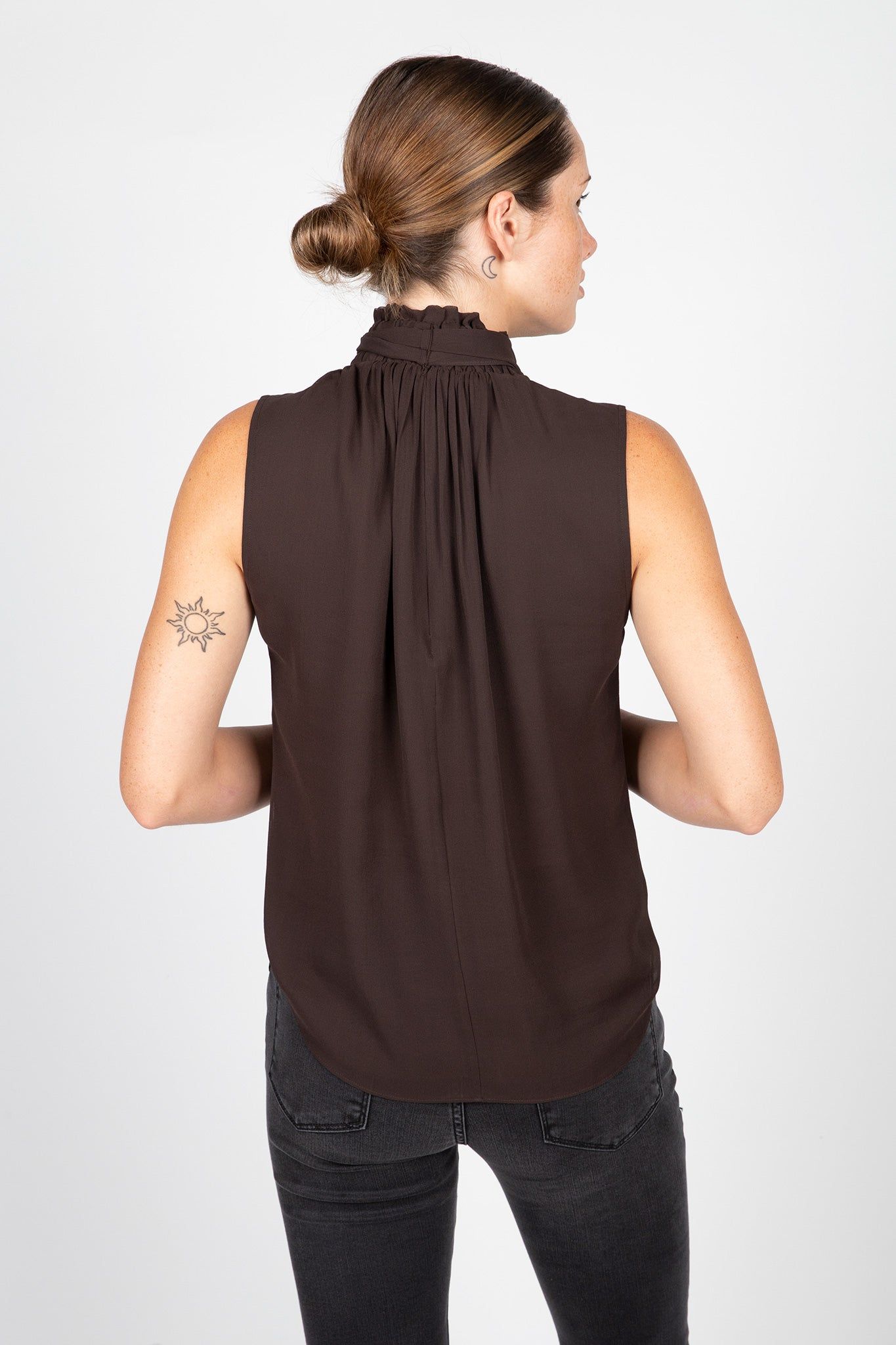 Sleeveless Bow Blouse sold by Hills Dry Goods product image thumbnail 3
