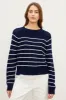 Chayse Striped Crew Neck Sweater sold by Hills Dry Goods