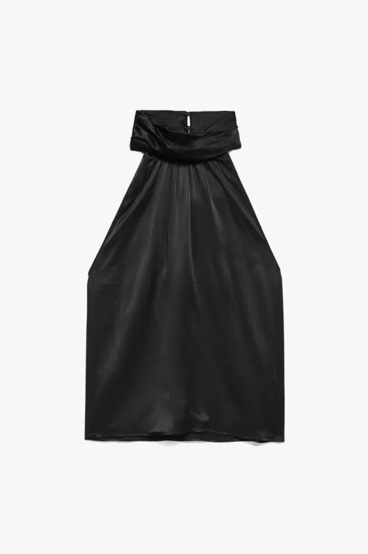 Sleeveless Foldover Mock Neck sold by Hills Dry Goods