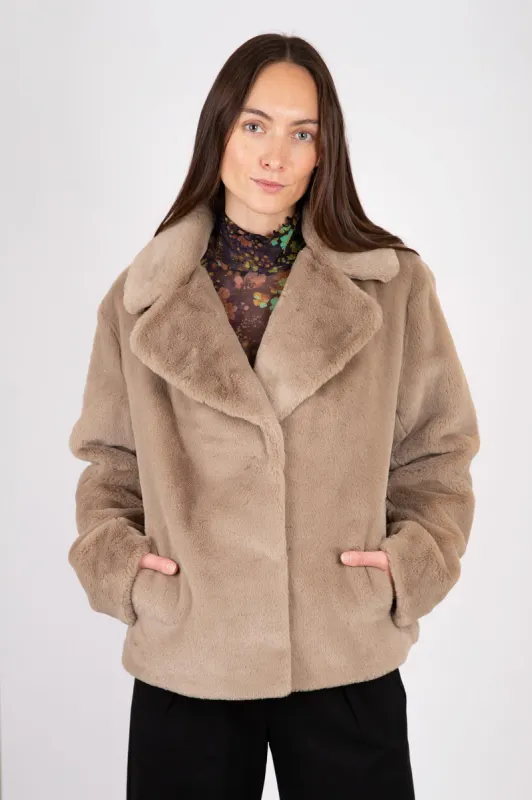 Raquel Faux Lux Fur Jacket sold by Hills Dry Goods