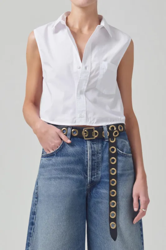 Anders Sleeveless Crop sold by Hills Dry Goods