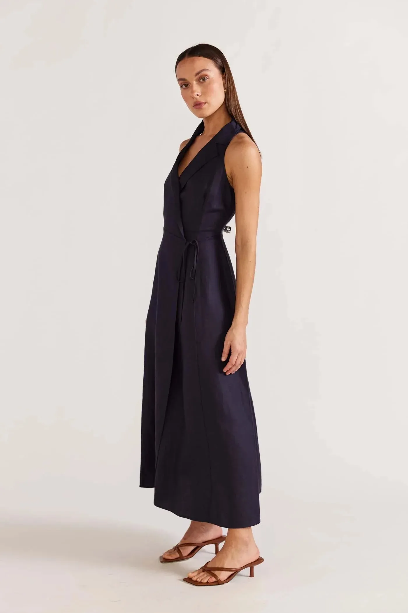 Jori Wrap Midi Dress sold by Hills Dry Goods product image thumbnail 4