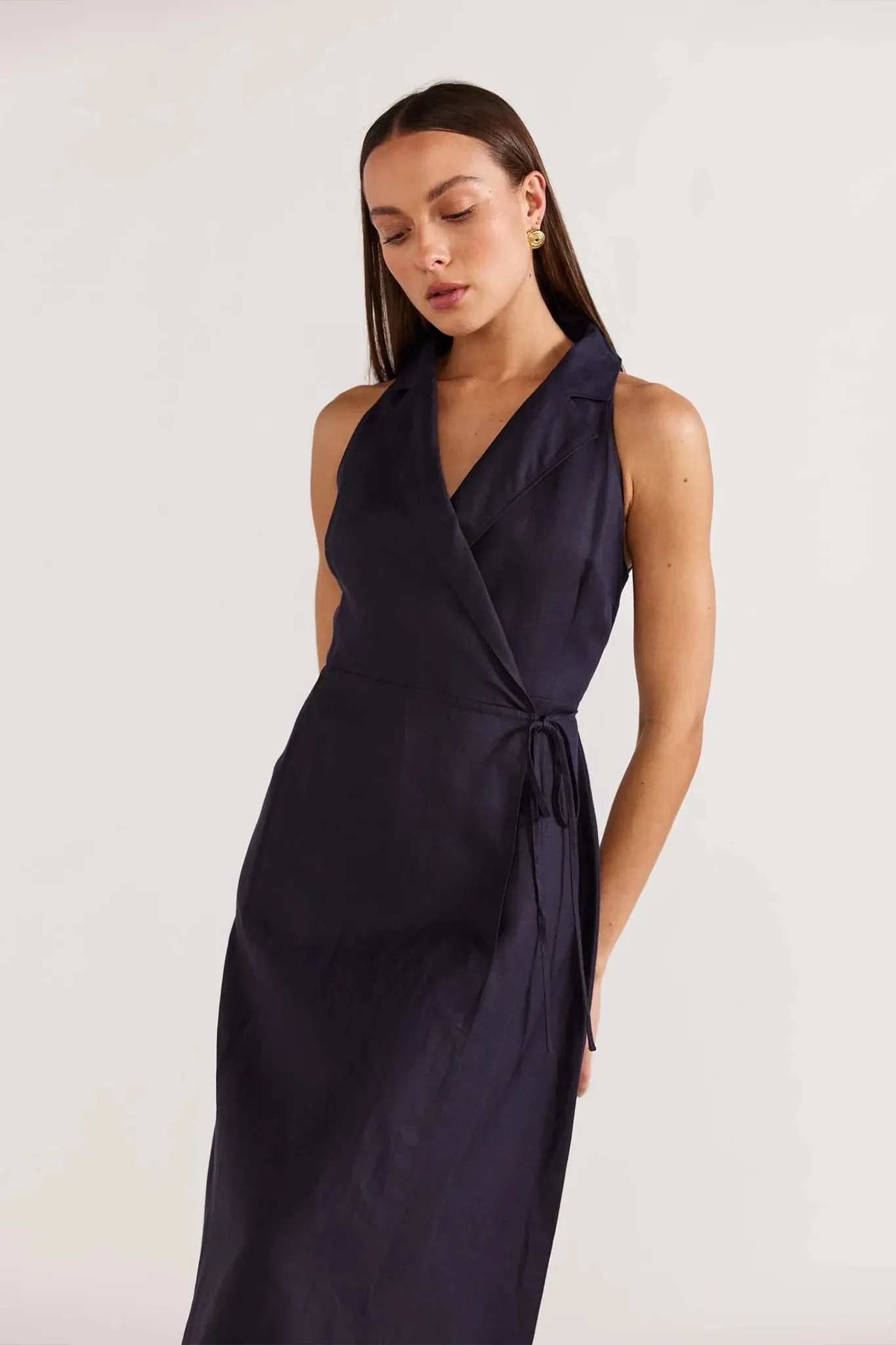 Jori Wrap Midi Dress sold by Hills Dry Goods product image thumbnail 2
