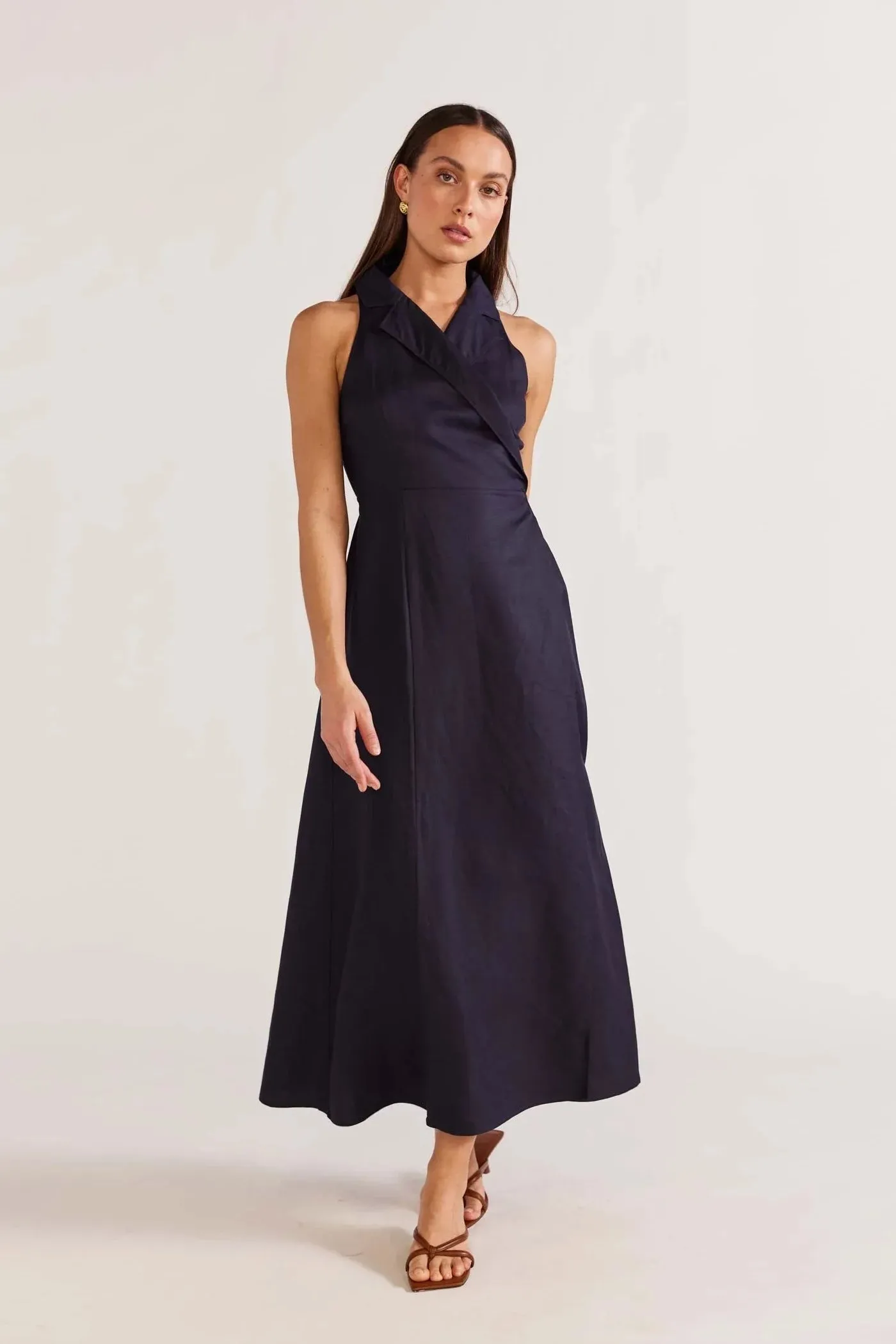 Jori Wrap Midi Dress sold by Hills Dry Goods
