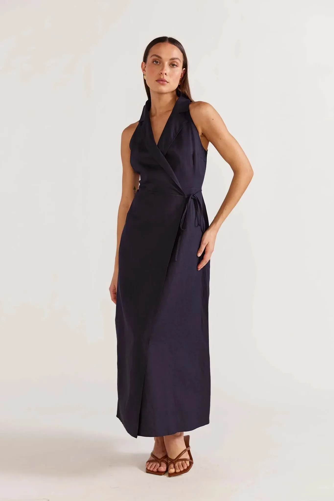 Jori Wrap Midi Dress sold by Hills Dry Goods product image thumbnail 3