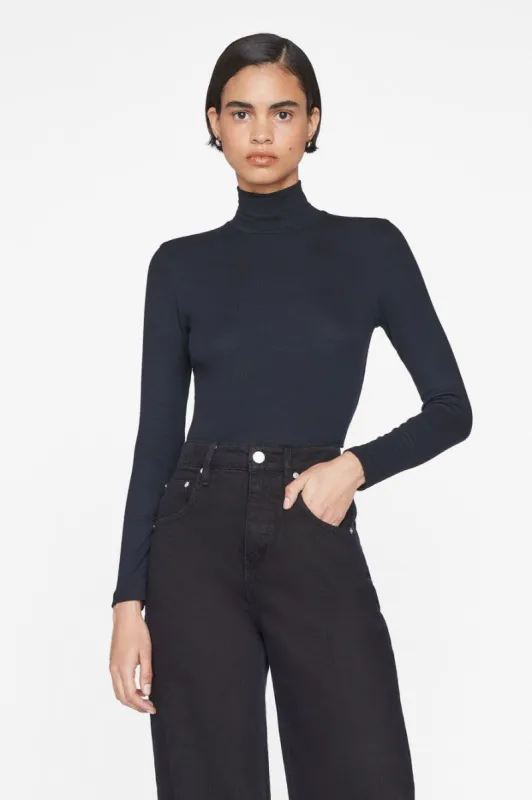 Rib Turtleneck sold by Hills Dry Goods