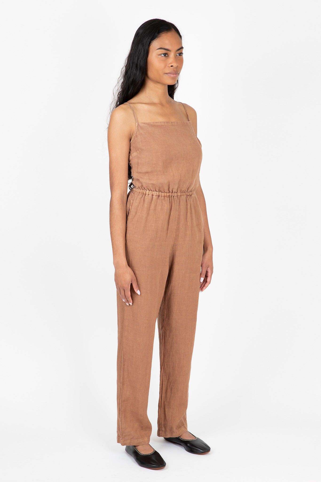 Linen Tie Back Jumpsuit sold by Hills Dry Goods product image thumbnail 2