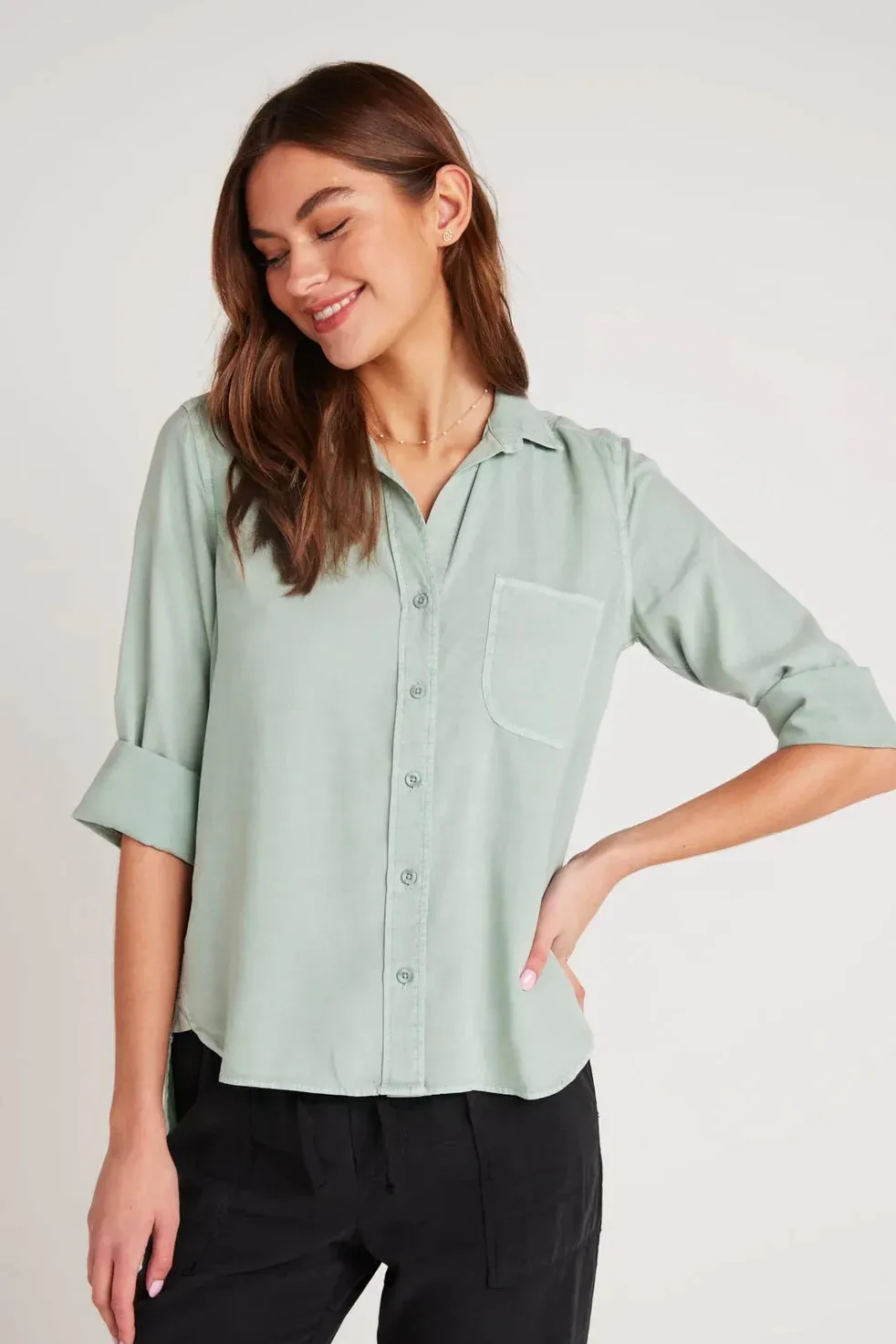 Shirt Tail Button Down sold by Hills Dry Goods