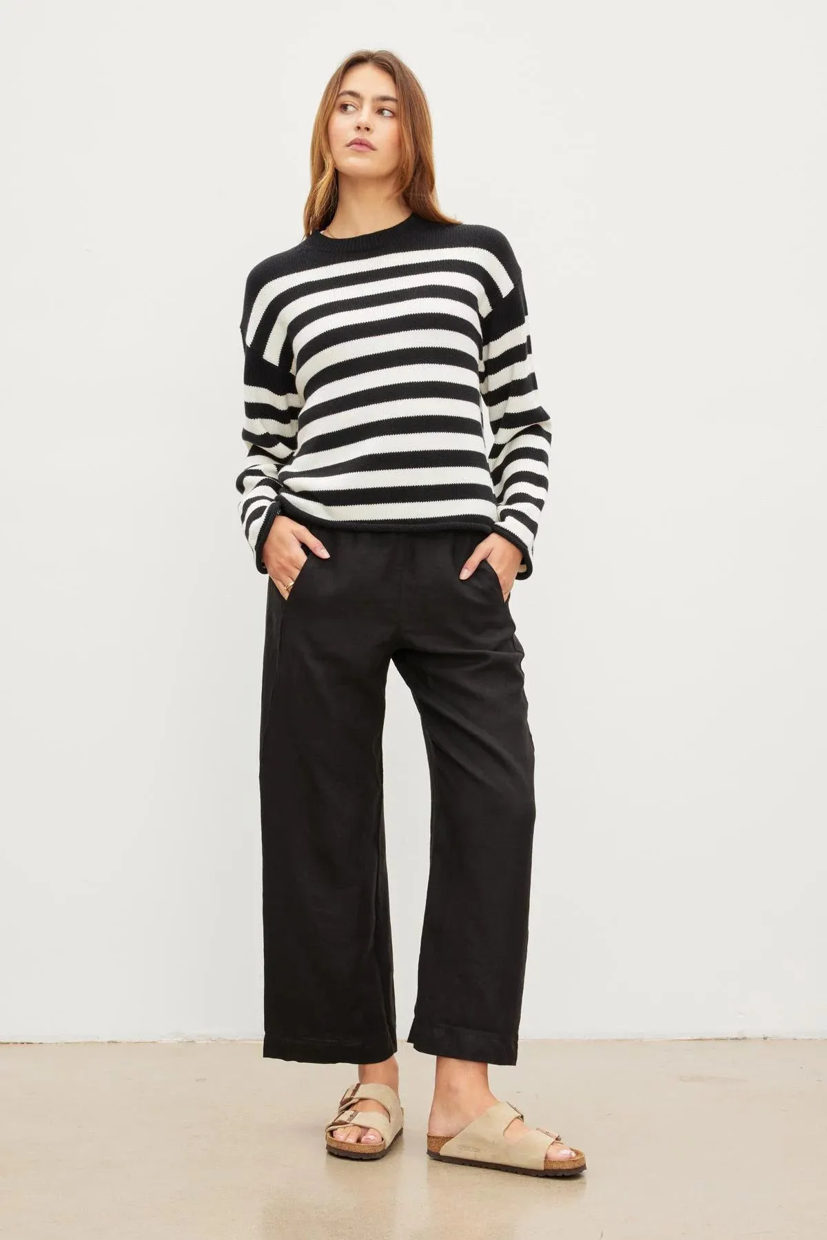 Lex Striped Crew Neck Sweater sold by Hills Dry Goods product image thumbnail 2