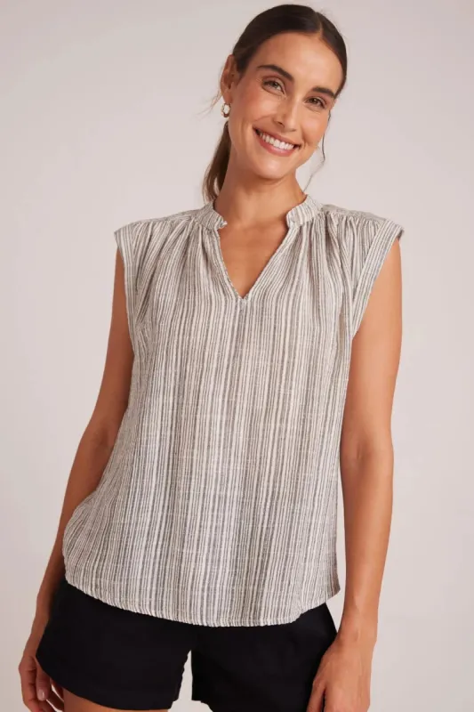 Shirred Pullover Cap Sleeve sold by Hills Dry Goods