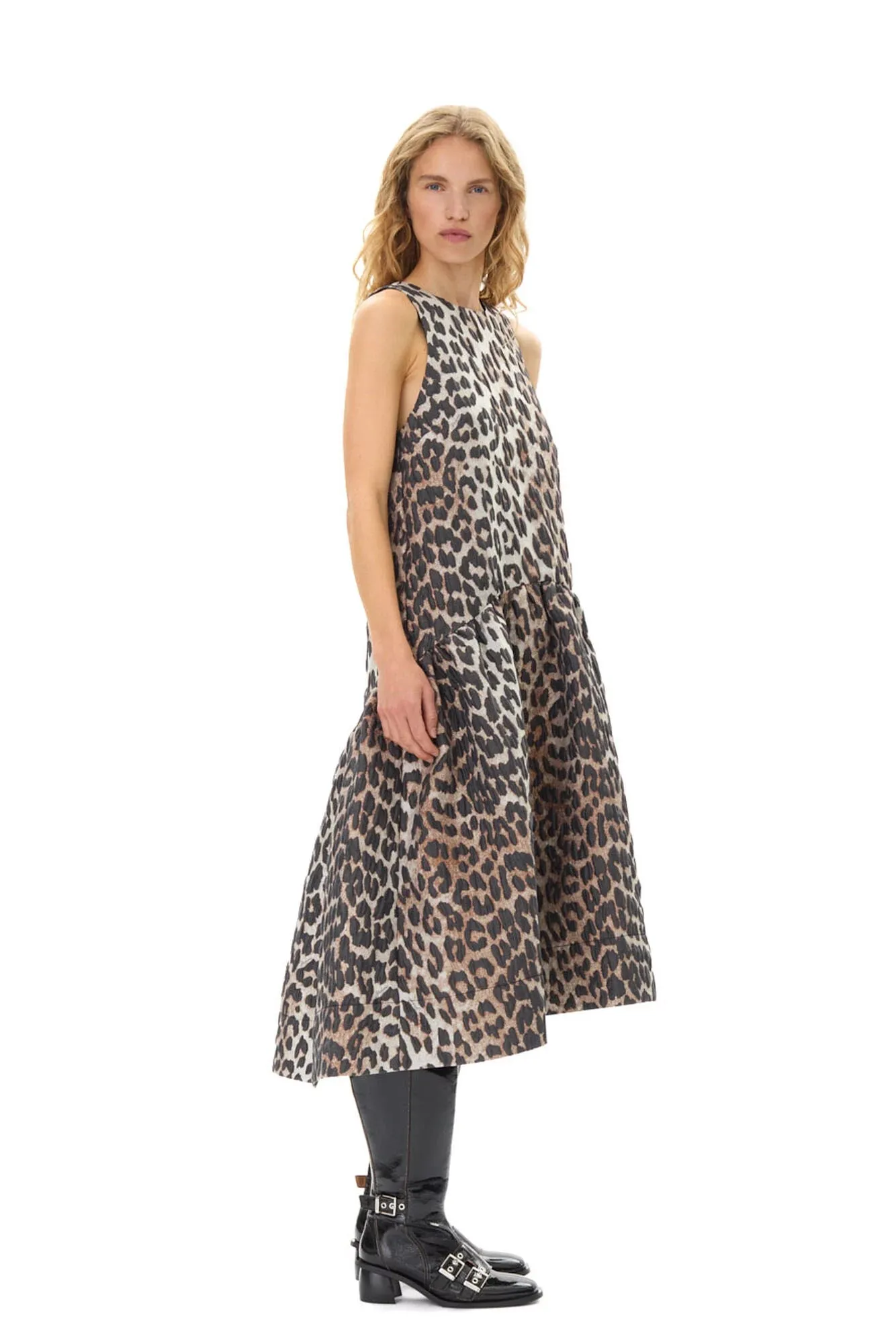 3D Jacquard Midi Dress sold by Hills Dry Goods product image thumbnail 3