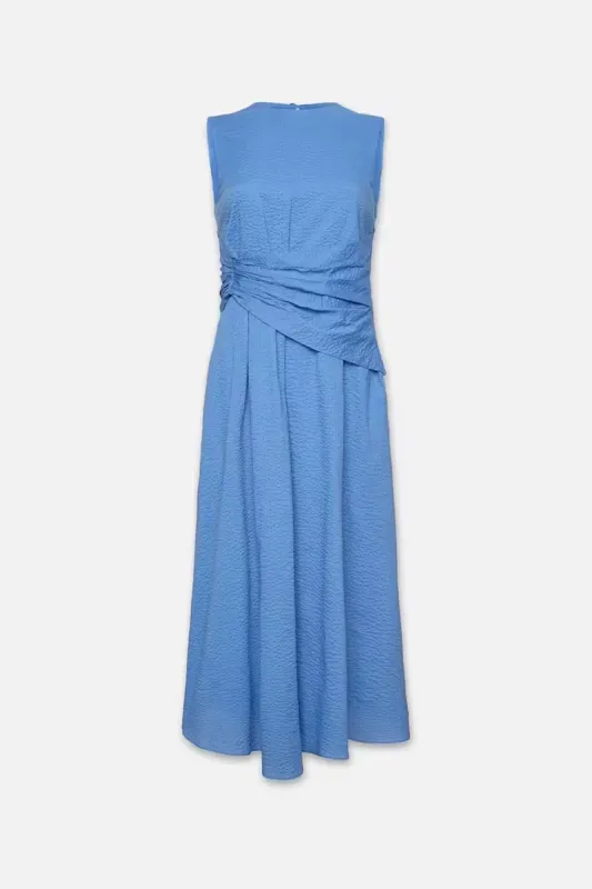 Ruched Sleeveless Midi Dress sold by Hills Dry Goods
