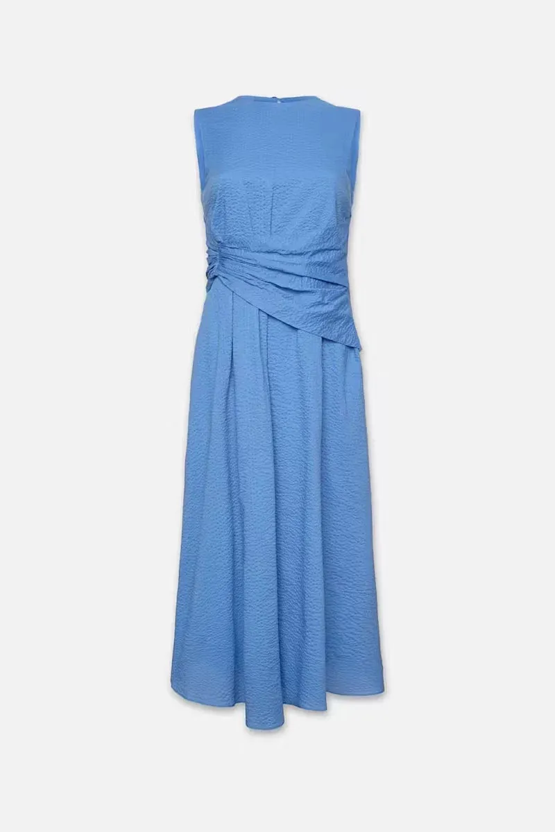 Ruched Sleeveless Midi Dress sold by Hills Dry Goods
