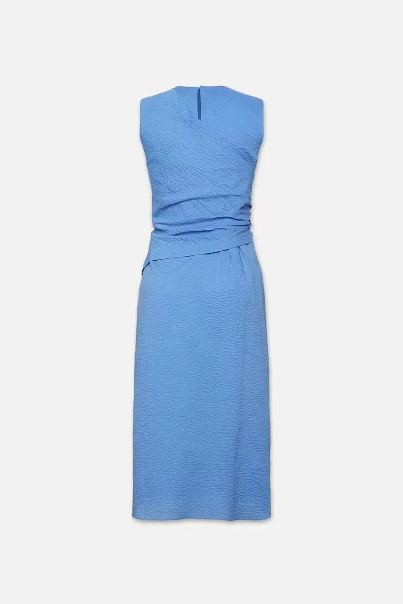 Ruched Sleeveless Midi Dress sold by Hills Dry Goods product image thumbnail 4