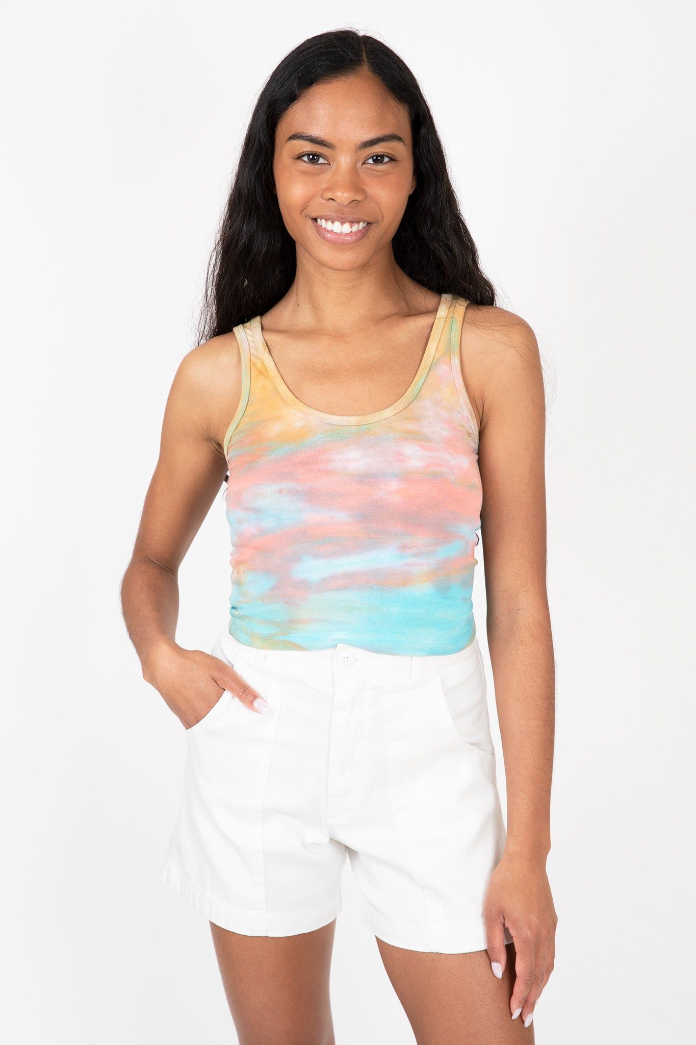 Sunset Sporty Tank sold by Hills Dry Goods