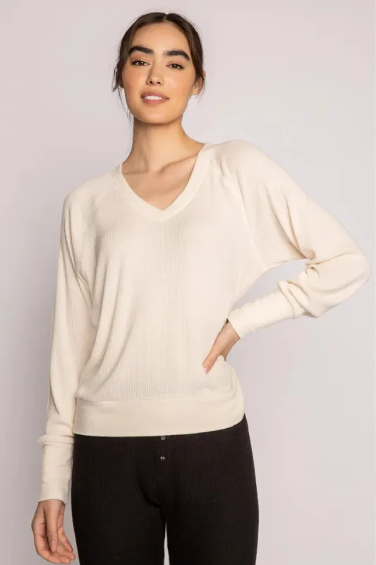 Textured Essentials Long Sleeve Top sold by Hills Dry Goods