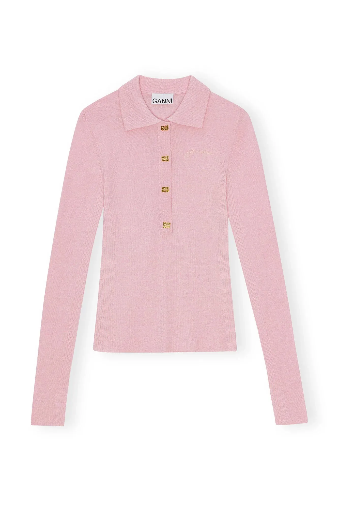 Ribbed Merino Polo sold by Hills Dry Goods product image thumbnail 5