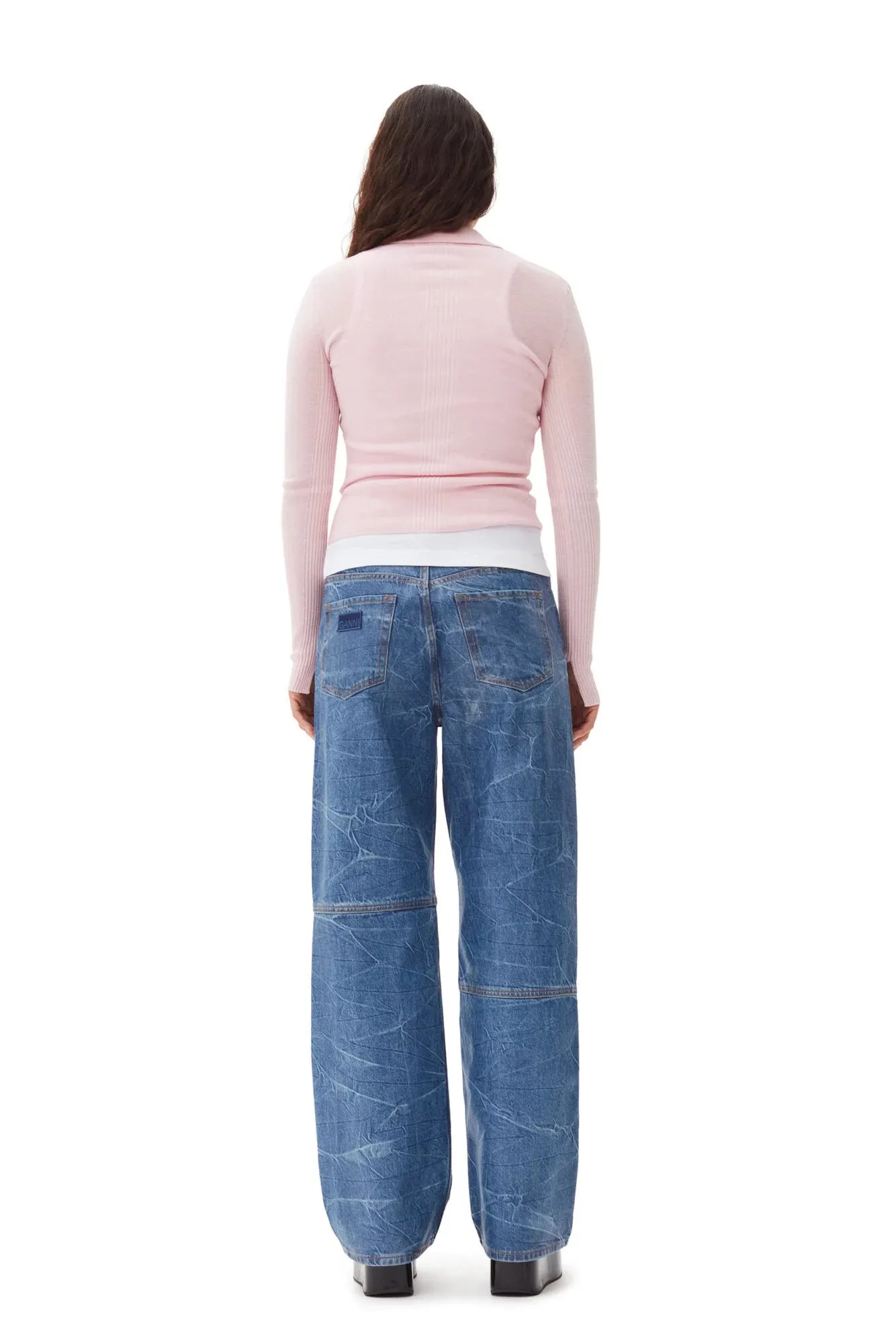 Ribbed Merino Polo sold by Hills Dry Goods product image thumbnail 4