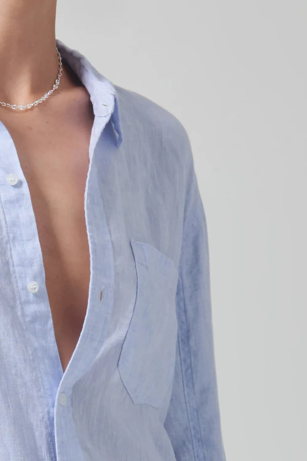 Kayla Shrunken Linen Shirt sold by Hills Dry Goods product image thumbnail 5