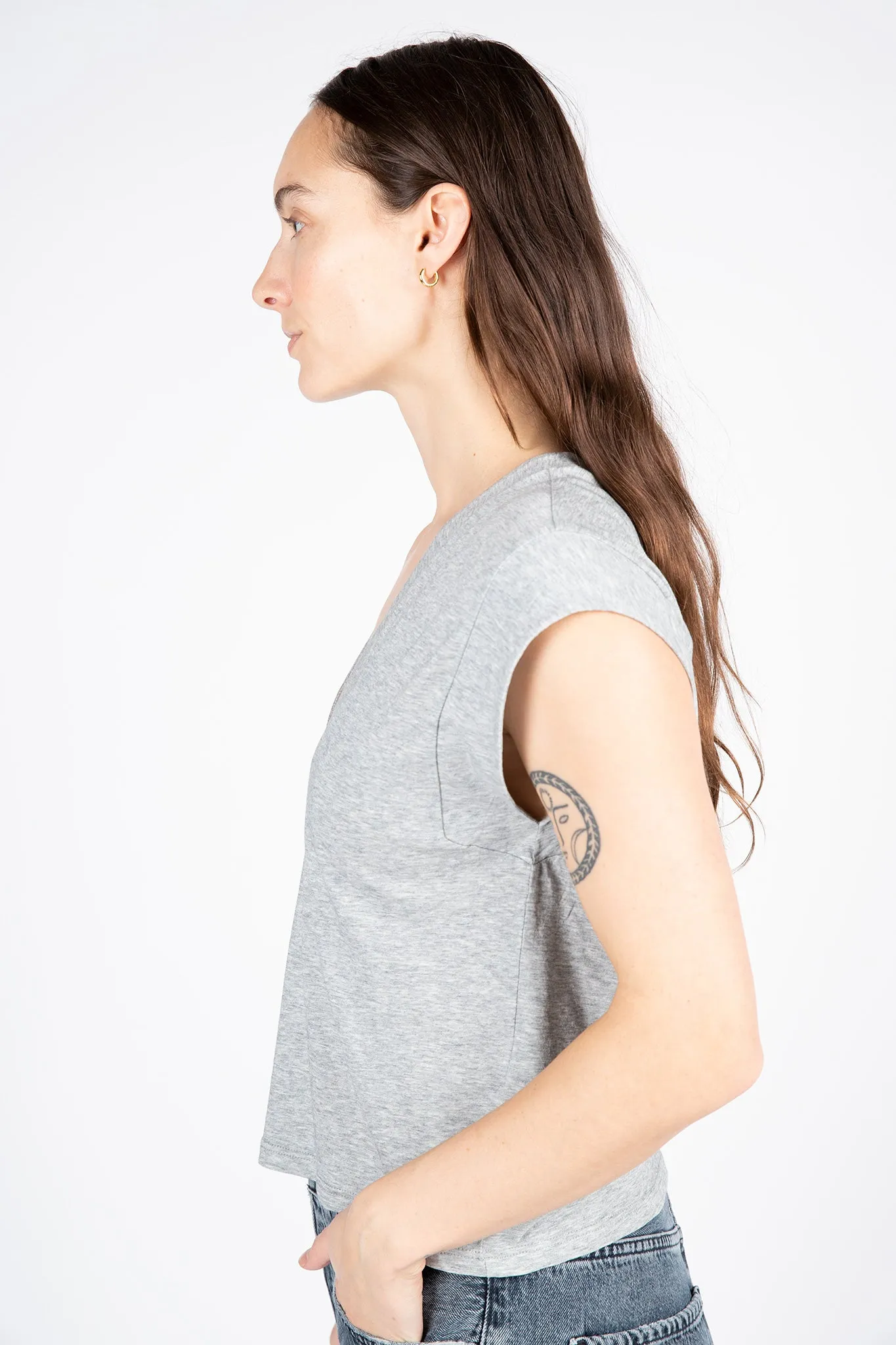 Le High Rise V Neck Tee sold by Hills Dry Goods product image thumbnail 2