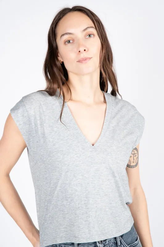Le High Rise V Neck Tee sold by Hills Dry Goods