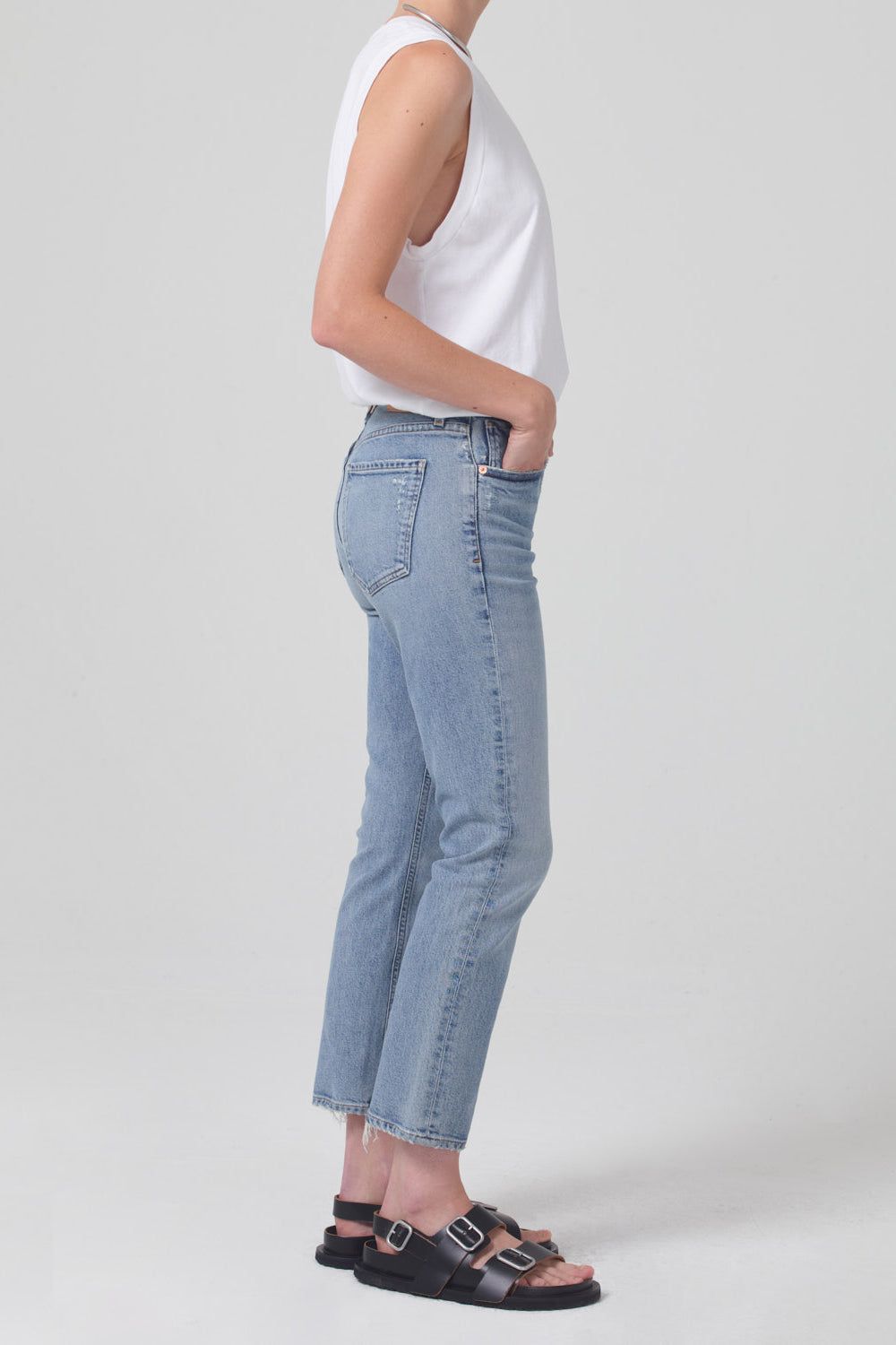 Charlotte High Rise Crop Straight sold by Hills Dry Goods product image thumbnail 4