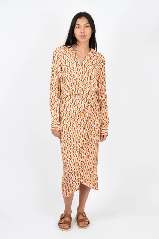 Alisha Printed Wrap Skirt sold by Hills Dry Goods