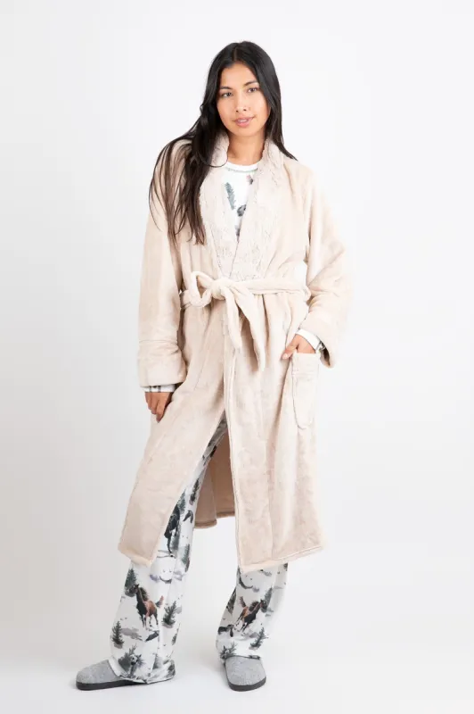 Luxe Plush Robe sold by Hills Dry Goods