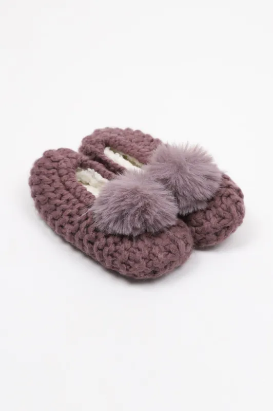 Popcorn Pom Pom Ballerina Slipper sold by Hills Dry Goods