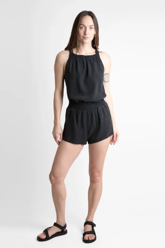 Kacy Smocked Waist Short sold by Hills Dry Goods