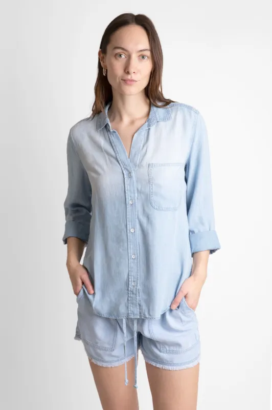 Shirt Tail Button Down sold by Hills Dry Goods