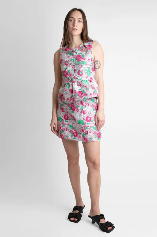 3D Jacquard Mini Skirt sold by Hills Dry Goods