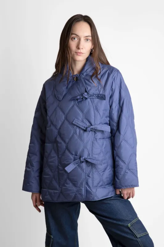 Ripstop Quilt Asymmetric Jacket sold by Hills Dry Goods