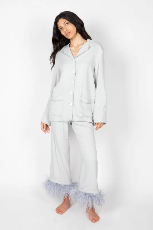Party Pajamas Set with Feathers sold by Hills Dry Goods