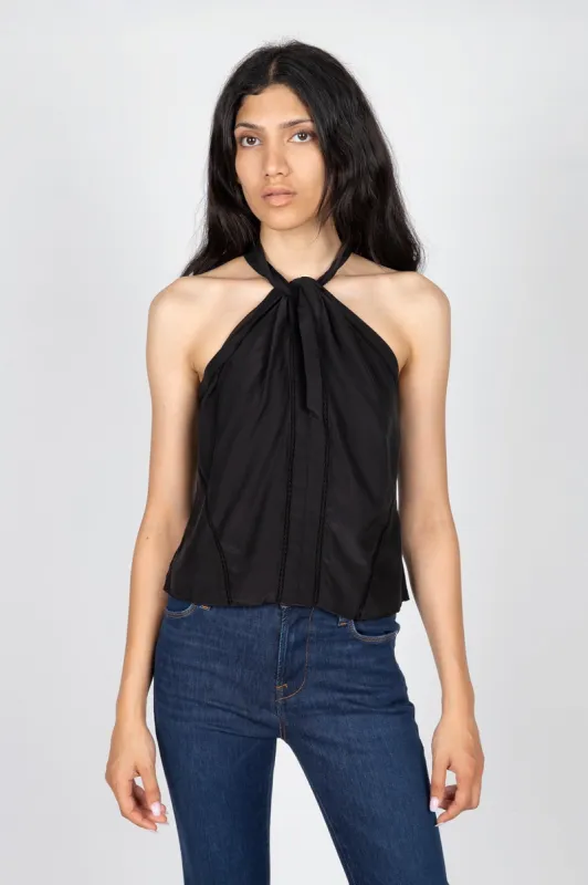 Lace Inset Sleeveless Top sold by Hills Dry Goods