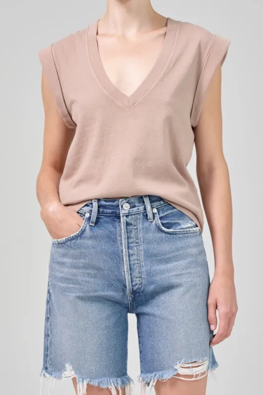 Eugenie Tee sold by Hills Dry Goods