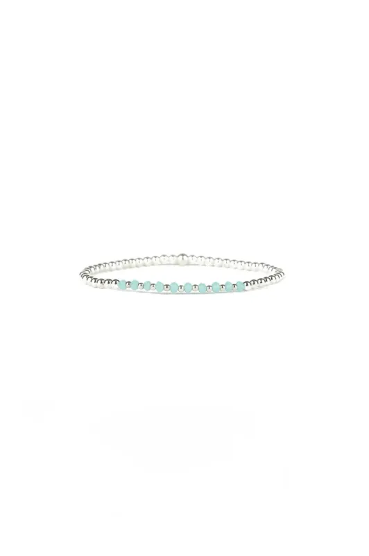 3mm Beaded Crystal Bracelet sold by Hills Dry Goods