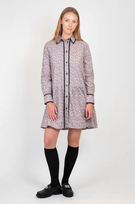 Printed Cotton Mini Shirt Dress sold by Hills Dry Goods