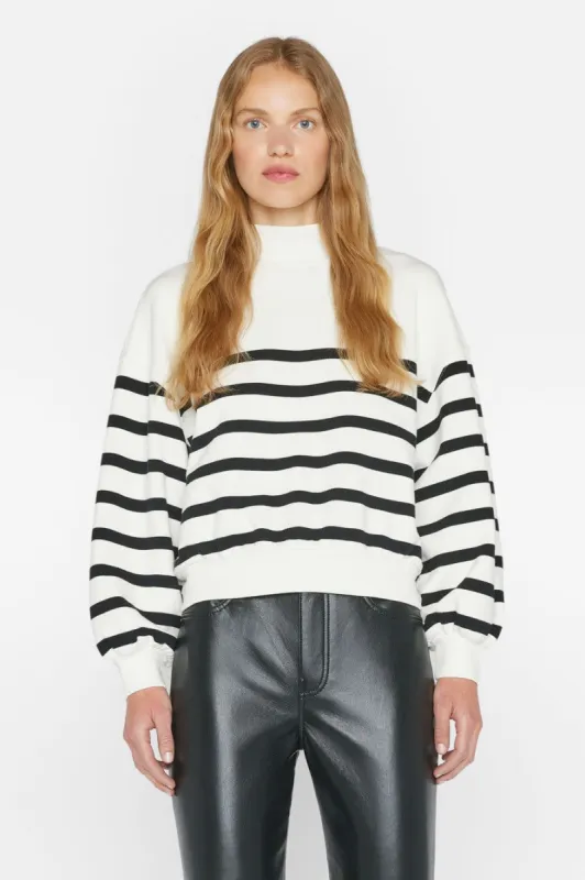 Balloon Sleeve Mockneck Sweatshirt sold by Hills Dry Goods