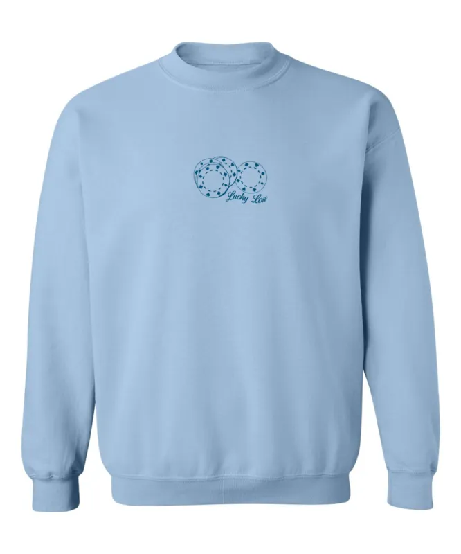 LUCKY BLUE CREW sold by Lucky Lou Clothing